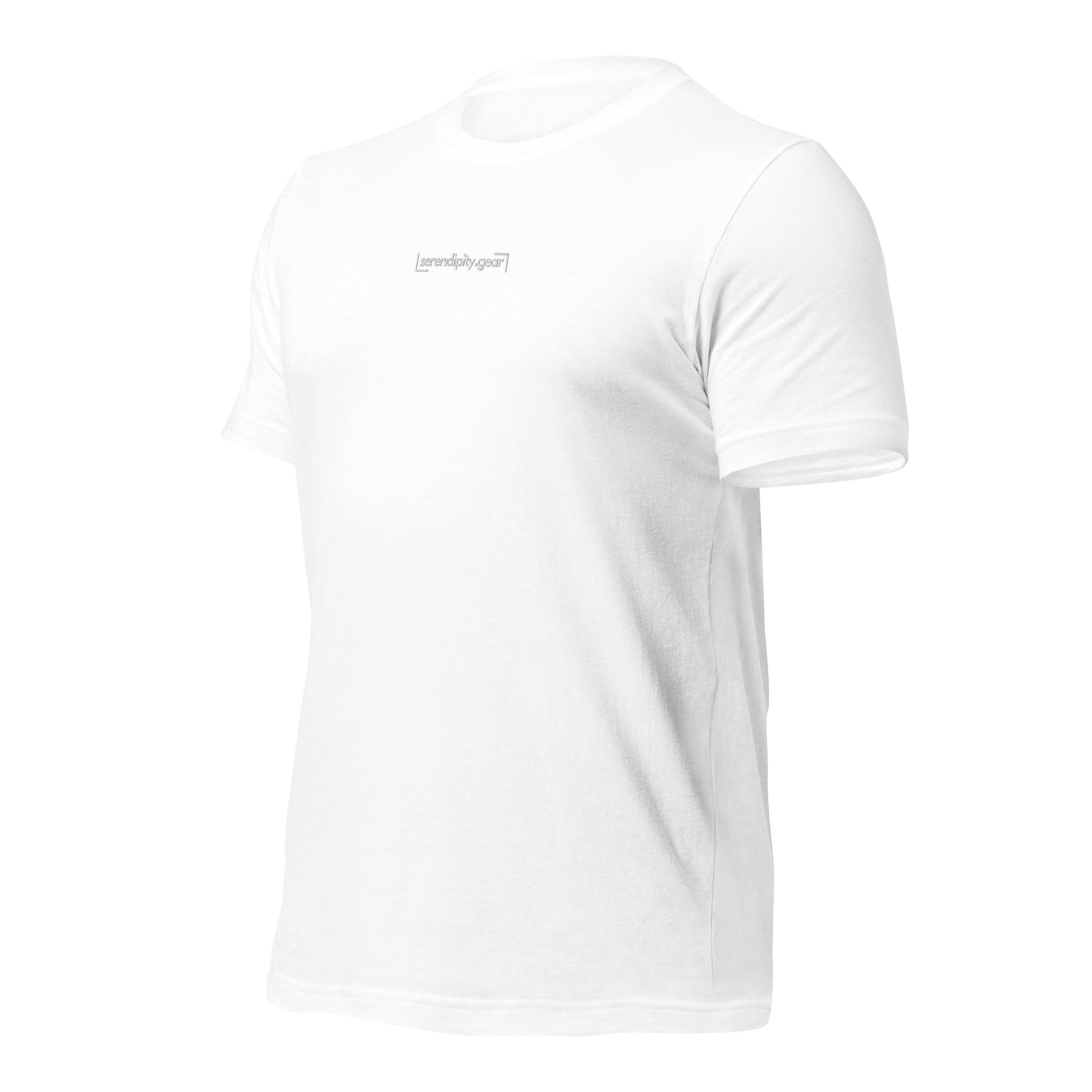 Serendipity Gear white Embroidery Unisex t-shirt